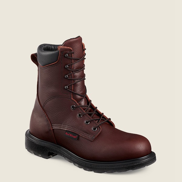 Red Wing Work Boots Supersole® 2.0 - 8-Inch Soft Toe - Mørke Brune - Herre 5963-LHEKJ